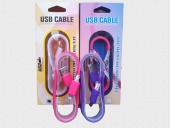 Cablu date plat colorat micro USB